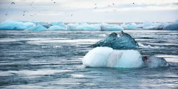 iceberg on water