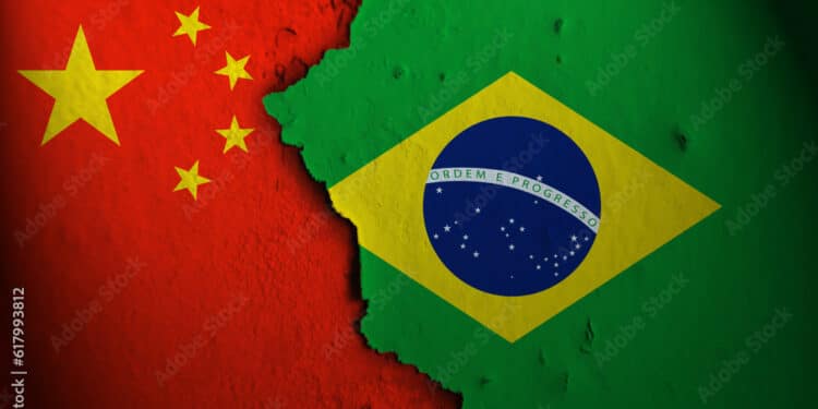 Relations between china and Brazil. China vs Brazil.