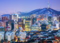 Downtown cityscape of Seoul, South Korea