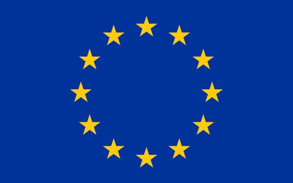 European union flag, official colors and proportion correctly. Vector illustration. EPS10.